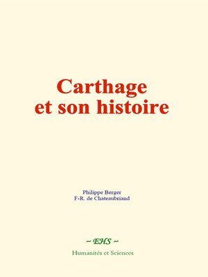 cover image of Carthage et son histoire